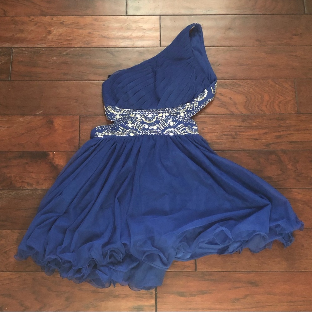 Short Royal Blue Dress